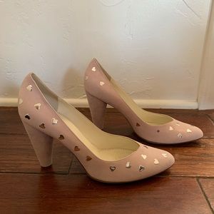 MARC JACOBS Pink Sweetheart Suede Pumps